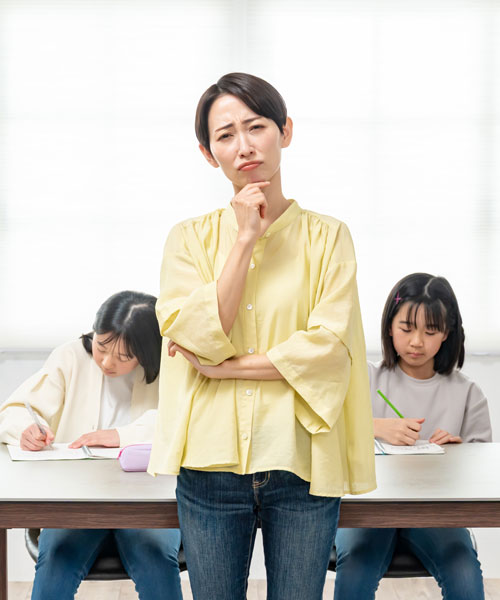 お子様の将来を想うお母様